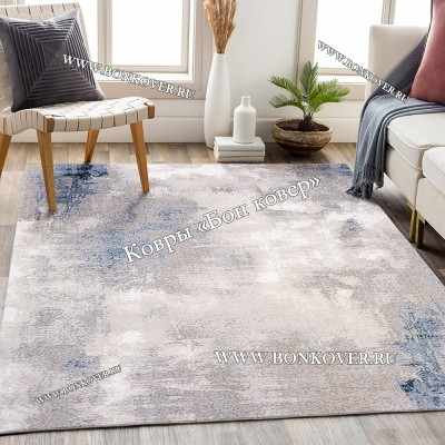 Современный Ковер Дизайн 080 Синий