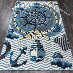 Детский Ковер Разноцветный Дизайн 15 Морской
