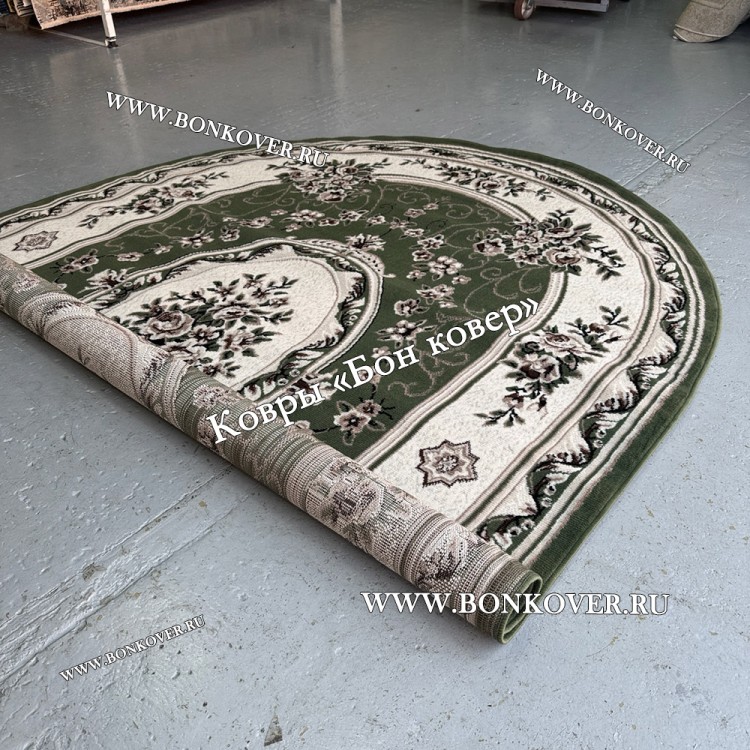 Ковер Лайт Карпет New 4 Дизайн 02 Зеленый Овал